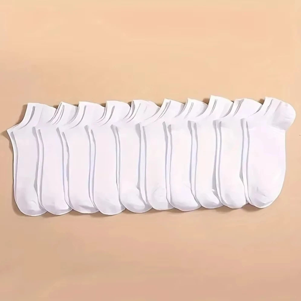 Cotton Mid-calf Socks – Solid Colour Daily Wear for Men