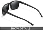 Polarized Cycling Sunglasses – UV400 Square Eyewear for Outdoor Sports