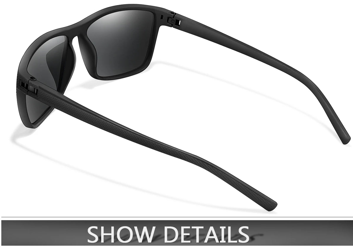 Polarized Cycling Sunglasses – UV400 Square Eyewear for Outdoor Sports