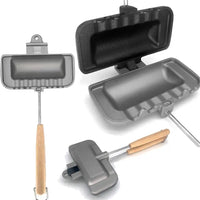 Non-Stick Double-Sided Sandwich Pan – Portable Toast Maker for Camping
