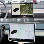 Silicone Screen Frame Protector – Anti-Collision Cover for Tesla Model 3 Y