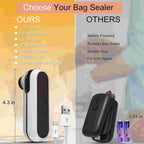 USB Rechargeable Mini Heat Sealer – Portable Handheld Plastic Bag Resealer