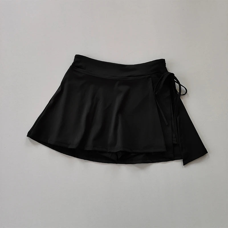 Athletic Yoga Skort – Quick-Dry Pocket Skirt for Tennis and Badminton