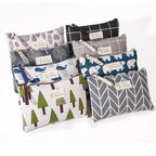 Canvas Small Cosmetic Bag – Portable Makeup Organizer for Travel