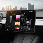 Silicone Screen Frame Protector – Anti-Collision Cover for Tesla Model 3 Y