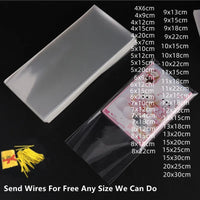 Clear Cellophane Bags – OPP Plastic Flat Pouch for Party Food Packaging