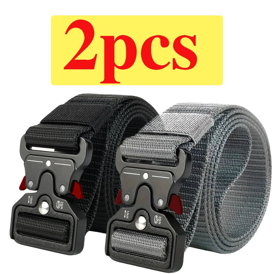 Tactical Nylon Belt – Multi-Functional Canvas Strap for Military Training