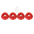 Aluminum Alloy Flange Lock Nut M4 – Universal Parts for 1/10 RC Crawler