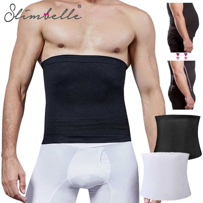 Men Tummy Control Waist Trainer – Compression Body Shaper for Gym Workout