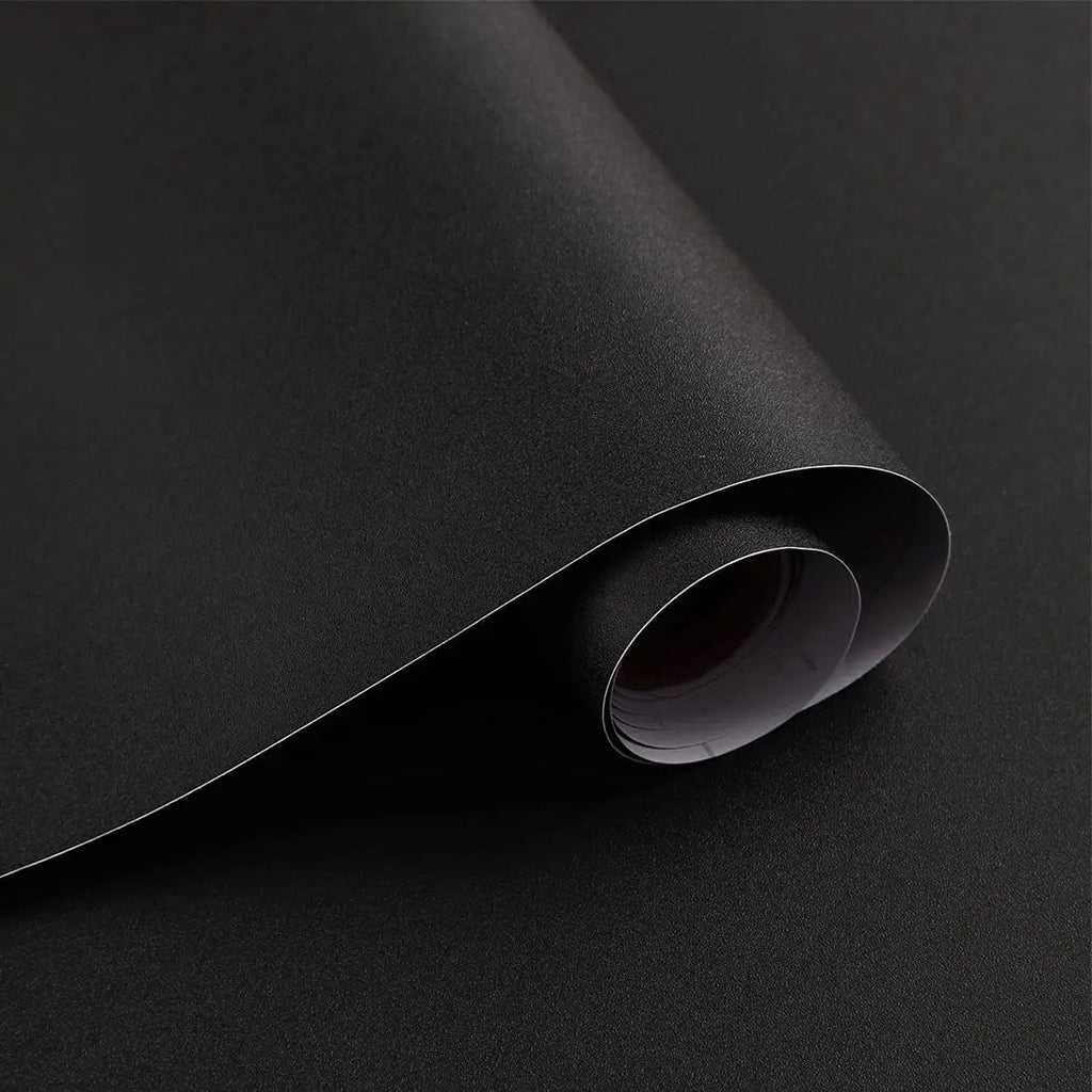 Matte White Vinyl Wallpaper – Waterproof Self-Adhesive Film for Home Decor