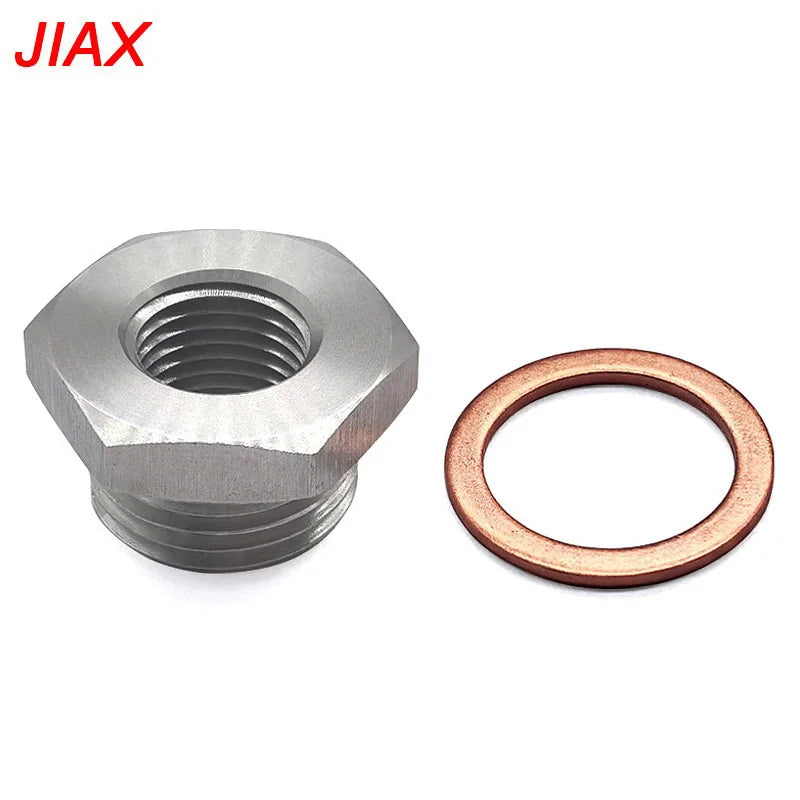 Oxygen Sensor Adapter – M18x1.5 to M12x1.25 Stainless Steel for Car Exhaust