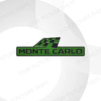 Metal Racing Flag Emblem – Monte Carlo Grille Badge for Skoda Sport Line