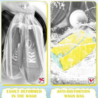 Mesh Shoe Washing Bag – Protective Cotton Net for Sneaker Laundry Cleaning