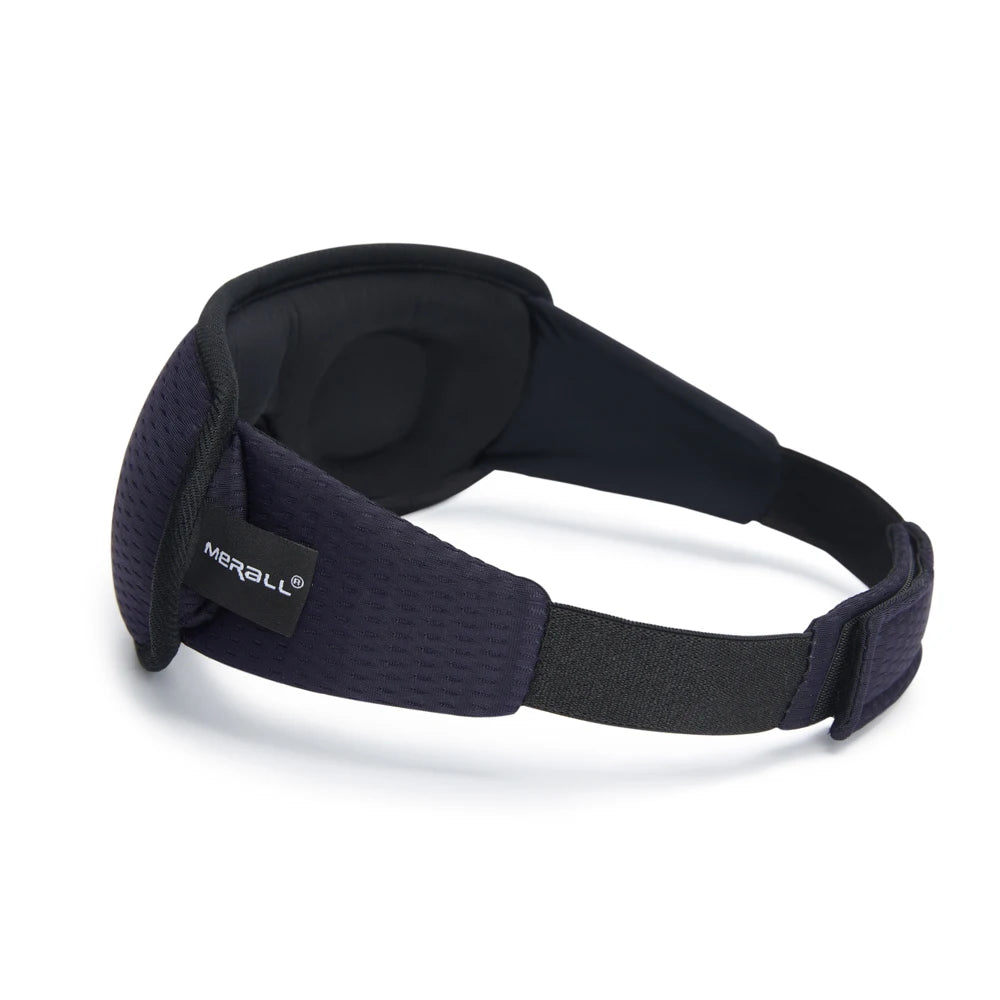 Soft 3D Contoured Eye Mask – Breathable Light Blocking for Travel Sleeping