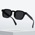 Vintage Rivet Oval Sunglasses – Leopard Anti Blue Light Frames for Men and Women