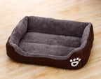 Large Square Dog Bed – Warm Soft Nest for Small Medium and Large Pets