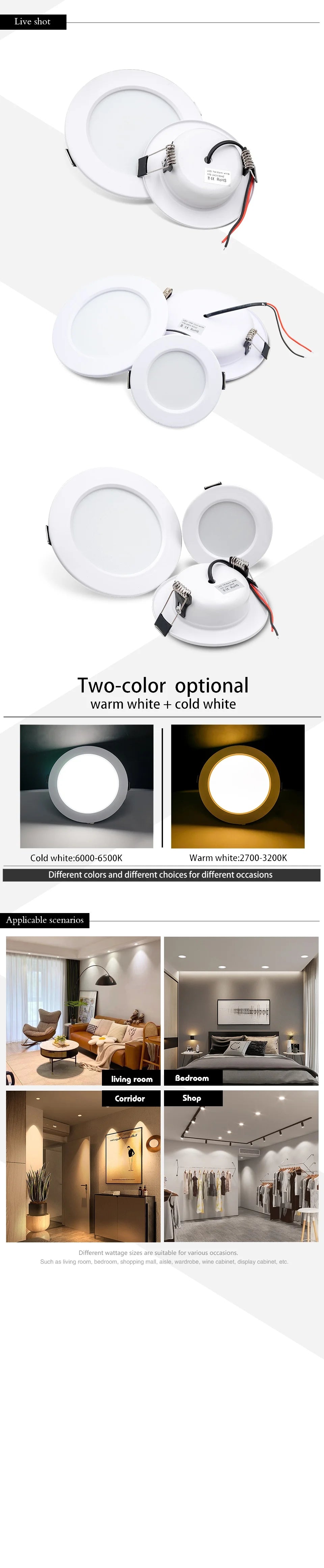 LED Recessed Downlight – Energy Efficient Spotlight for Ceiling Lighting