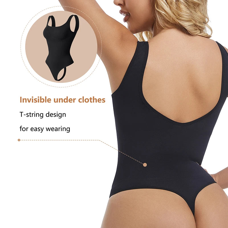 Seamless Tummy Control Bodysuit – Sculpting Shapewear for Women
