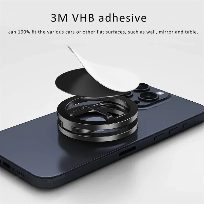 Magnetic Phone Ring Holder – Double-Sided Kickstand for MagSafe iPhone