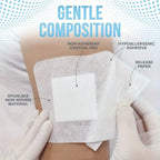 Large Hypoallergenic Non-Woven Adhesive Bandages – Medical Wound Dressings for First Aid