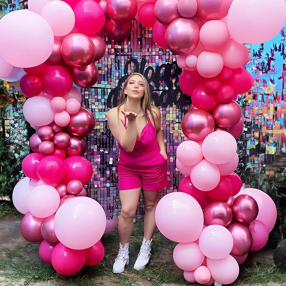 Metallic Assorted Balloons – Decorative Party Decor for Weddings and Birthdays