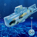 Mini RC Submarine – Waterproof Simulation Boat Toy for Kids Pool Play