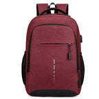 Large Capacity Laptop Backpack – Unisex Minimalist Travel Bag for Students