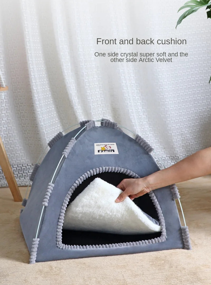 Foldable Pet Tent – Breathable Cooling House for Indoor and Outdoor Use