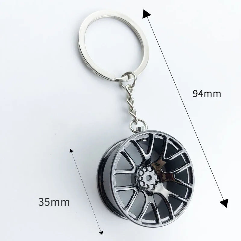 Metal Vernier Caliper Keychain – Miniature Bottle Opener for Car Accessories