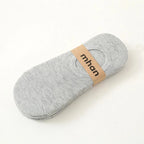 Invisible Cotton Boat Socks – Non-Slip Silicone Ankle Liners for Men