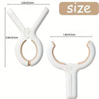 Heavy Duty Plastic Clothes Pins – Anti-Rust Spring Clips for Laundry and Beach