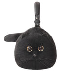 Plush Cat Shoulder Bag – Cute Winter Messenger Purse for Women