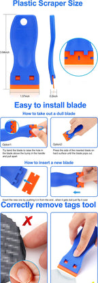 Vinyl Wrapping Tool Kit – Professional Squeegees for Car Window Tinting