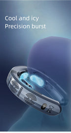 Portable Neck Fan – 6000mAh Wearable Air Conditioner for Outdoor Summer Cooling