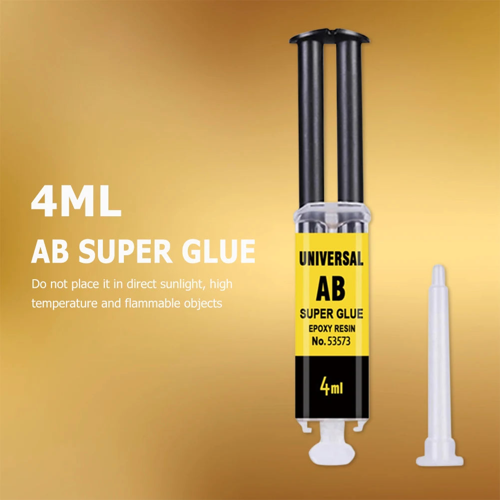 Epoxy Resin AB Glue – Waterproof Fast Setting Adhesive for Wood Metal Repair