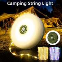 Rechargeable LED Camping String Lights – 8 Lighting Modes for Outdoor Decor
