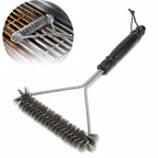 Stainless Steel BBQ Grill Brush – Non-stick Bristle Tool for Outdoor Cleaning