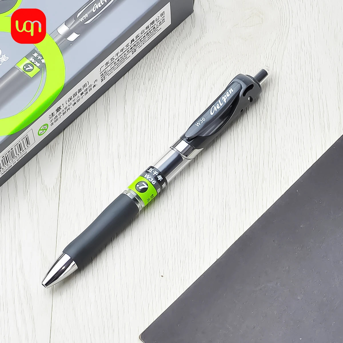 Quick Dry Gel Pens – 0.7mm Smooth Black Ink for School and Office Stationery