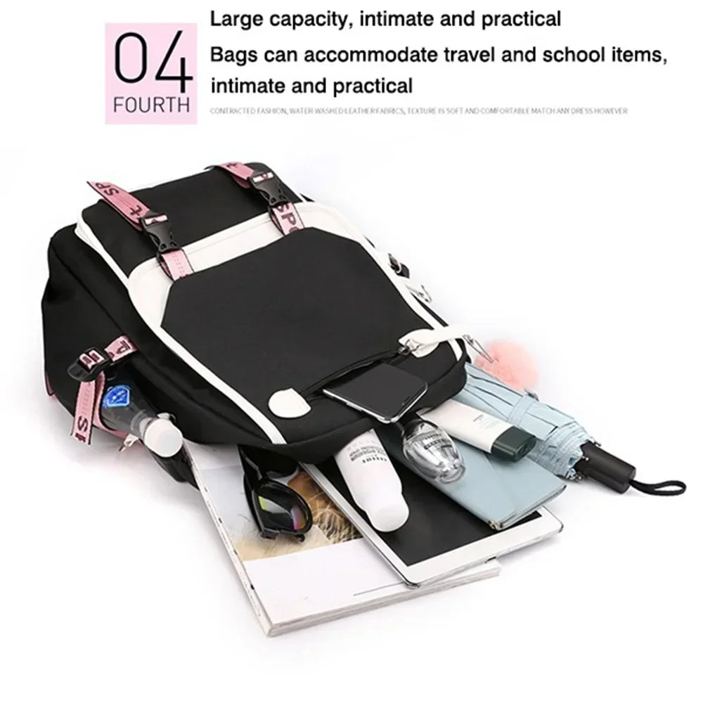 Large Capacity Travel Backpack – Laptop School Bag for Men and Women