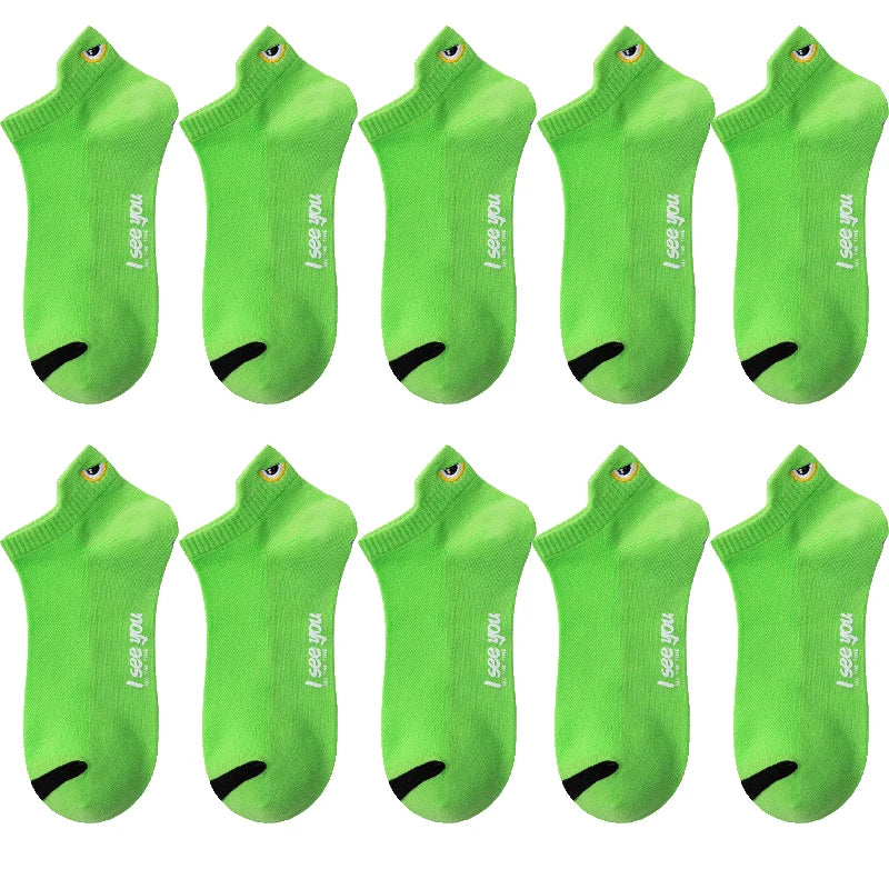 Breathable Ankle Socks – Thin Low-Cut Athletic Wear for Men and Women