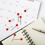 Assorted Colorful Push Pins – Office and School Stationery for Notice Boards