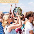 Double Row Radiant Tambourine – Handheld Rhythm Percussion for Music Education