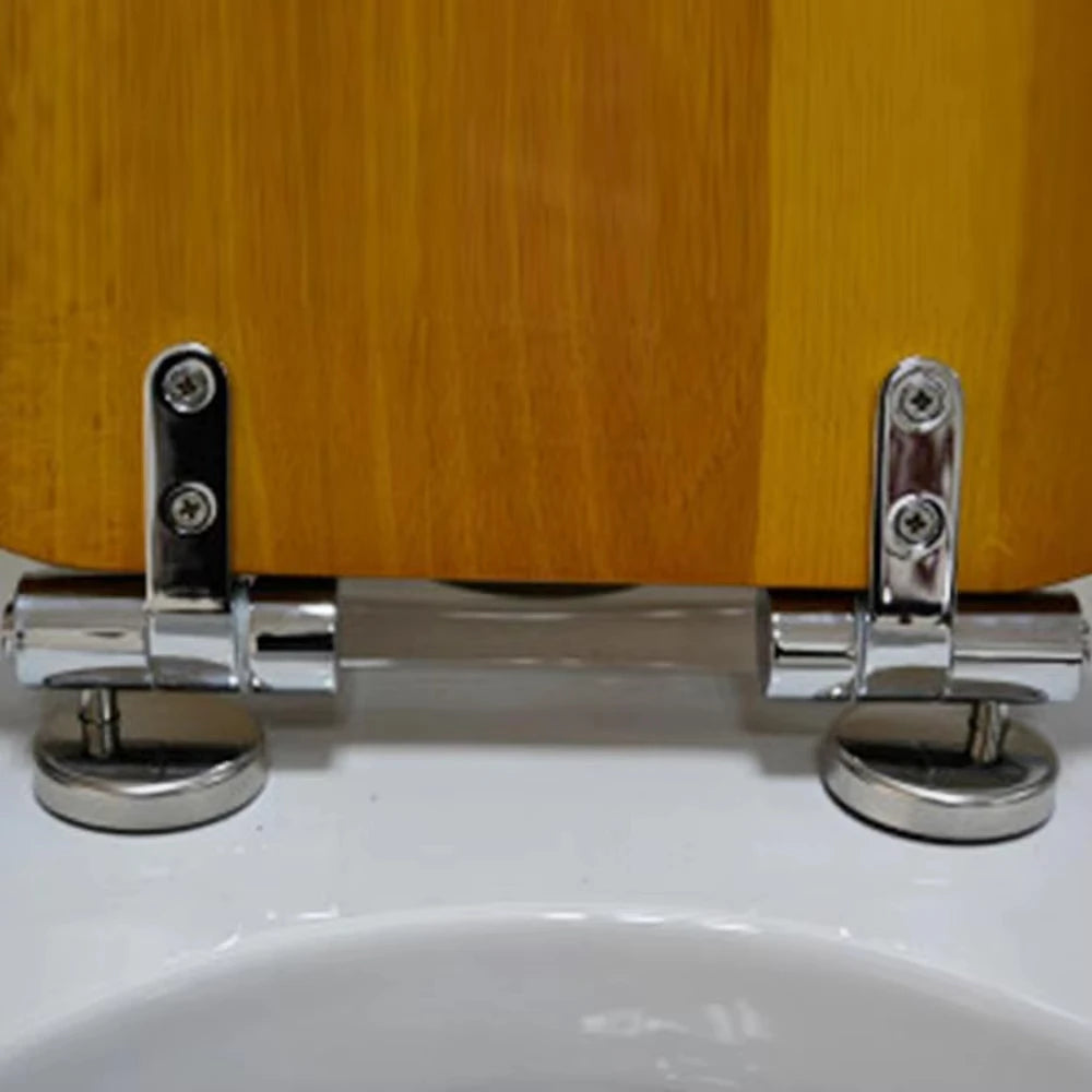 Zinc Alloy Toilet Seat Hinges – Replacement Mounting Hardware for Toilet Lids