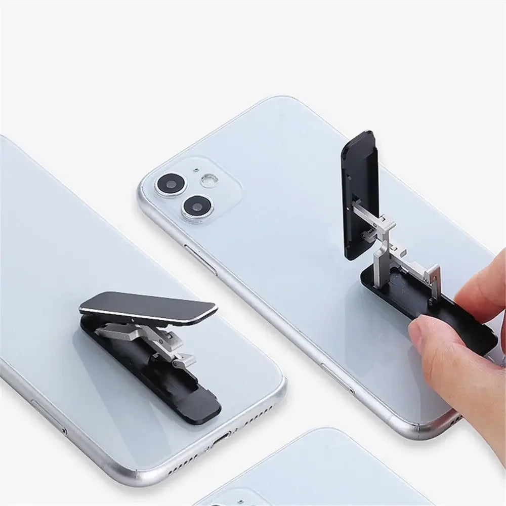 Aluminum Foldable Phone Stand – Adjustable Desktop Mount for Mobile Devices