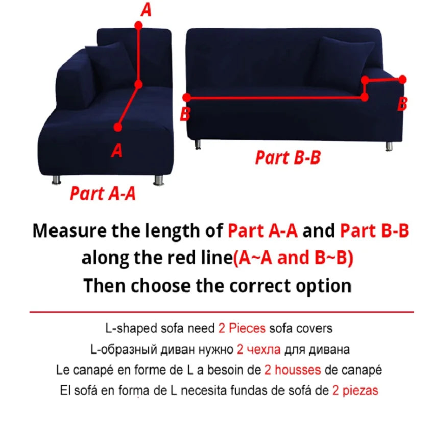 Stretch Milk Silk Sofa Cover – Fitted Couch Slipcover for Living Room Furniture