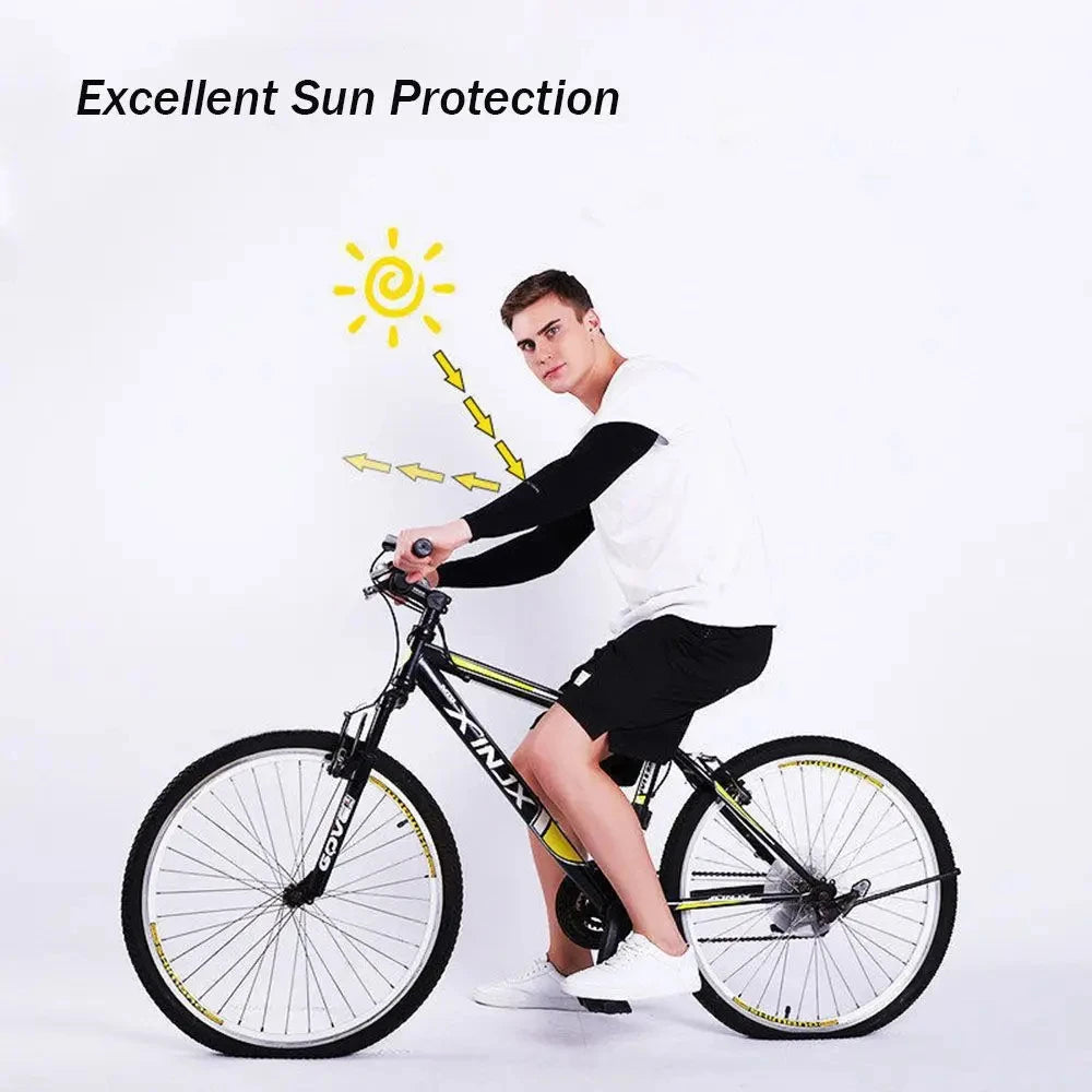 UV Protection Arm Sleeves – Cooling Sports Guards for Outdoor Activities
