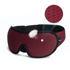 Memory Foam Sleep Mask – Ergonomic 3D Blindfold for Travel and Sleeping