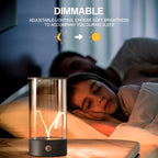 Magnetic LED Desk Lamp – Cordless Touch Control for Bedroom Nightstand