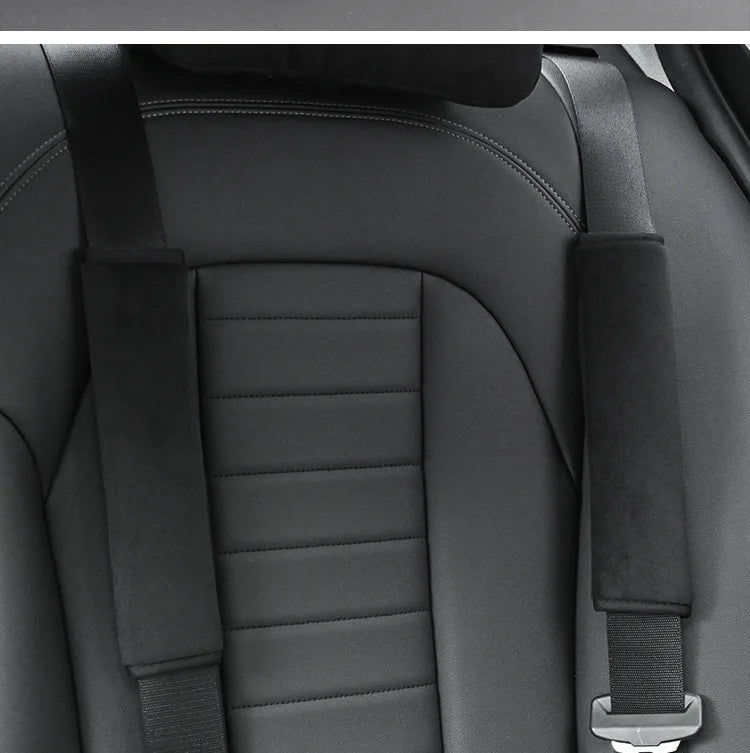 Adjustable Car Seat Belt Covers – Soft Shoulder Strap Pads for Driving Comfort