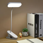 Clip-On LED Desk Lamp – Dimmable Eye-Protection Light for Reading and Study